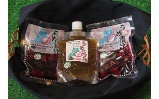 甲斐市特産の梅セット