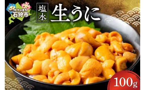 【北海道石狩市】✨目利きの達人セレクト✨塩水 生うに 100g（ロシア産） 