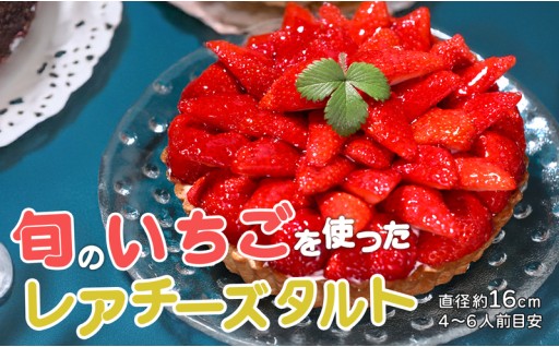 旬のイチゴと濃厚レアチーズが織りなす至福の手作りタルト