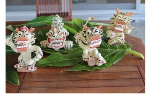 ＜和仁屋しっくいシーサー＞手作りしっくいシーサー体験　4名様