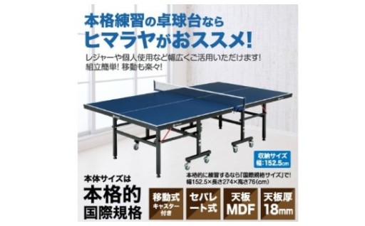 ＼本格仕様と扱いやすさを両立／VISIONPEAKS 卓球台（国際規格サイズ）セパレート式18mm