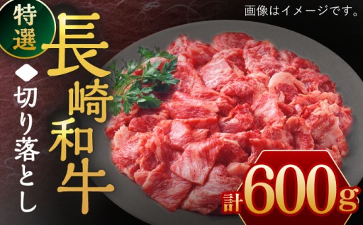 長崎和牛 特選切り落とし 600g【川下精肉店】[OAA016] 