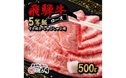 飛騨牛5等級ロース・すき焼きしゃぶしゃぶ用