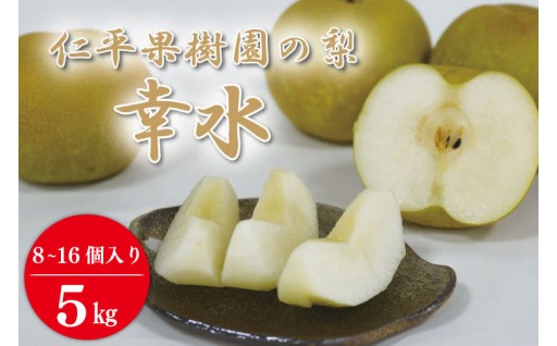 ★8月発送★ 仁平果樹園の梨 「幸水」5kg