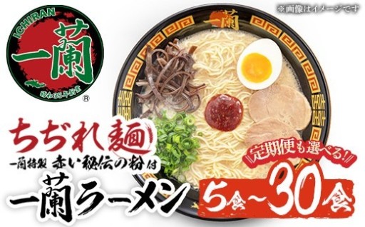 一蘭ラーメンちぢれ麺(計10食/計20食・スープ付き)