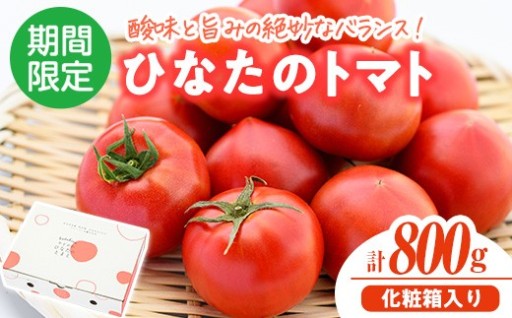 門川ひなたのトマト(800g×1箱) 