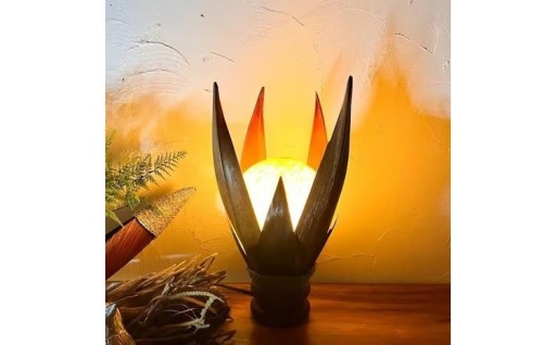 ヤシリーフのムーンランプC（LED電球付き）