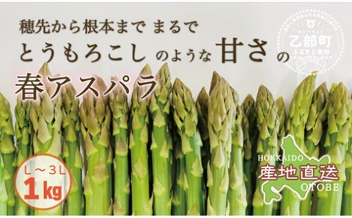 春アスパラの予約受付中！