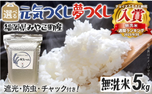 【お花見シーズンのお弁当🍱にも】令和７年産 選べる 元気つくし 夢つくし 5kg