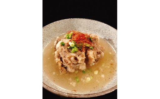 ほろほろとほどける鳥取県産牛テールスープ