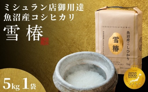 数量限定・特別寄附額　魚沼産コシヒカリ「雪椿」