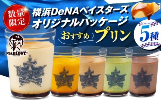 横浜DeNAベイスターズパッケージ プリン5種