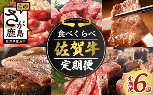 佐賀牛 食べ比べ 定期便 6ヶ月
