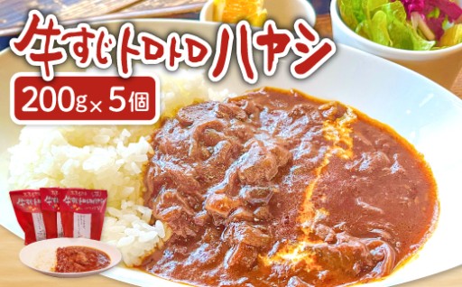 自宅カフェ🍛牛すじトロトロハヤシ5個セット🥘