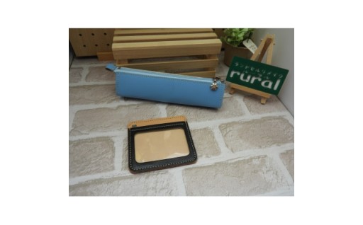 ランドセルオーダーリメイク　ペンケースとパスケースのセット