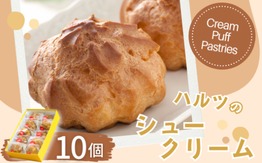 濃厚！カスタードクリームたっぷりのご褒美シュークリーム 10個入り！