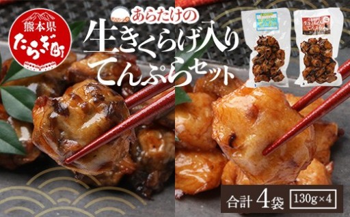 熊本グッドプロダクト賞 ! 生きくらげ入てんぷら 焦しニンニク味・プレーン