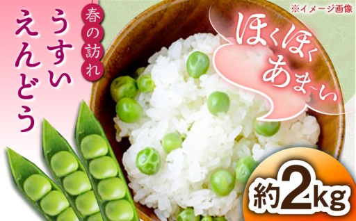 【受付終了間近】うすいえんどう