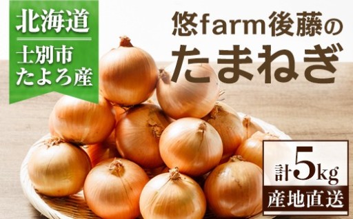 《先行予約受付中！》＜北海道士別市たよろ産＞甘みと旨味が詰まった 玉ねぎ ( 5kg )