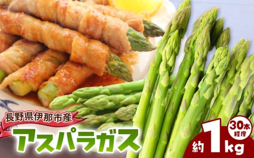 アスパラガス 約1kg Lサイズ 約30本
