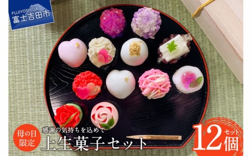 【先行予約】母の日 ギフト 上生菓子 12個セット