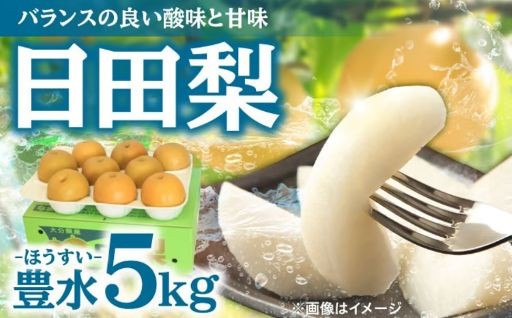 【先行予約・26年8月以降発送】日田梨 豊水(ほうすい) 5kg