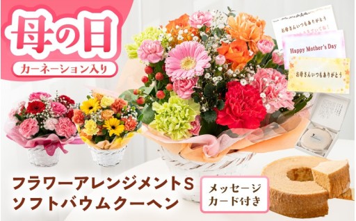 【母の日限定】お花とスイーツセット💐選べるカラー