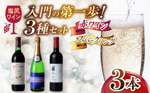 塩尻ワイン入門の第一歩 はじめての塩尻ワイン3本セット