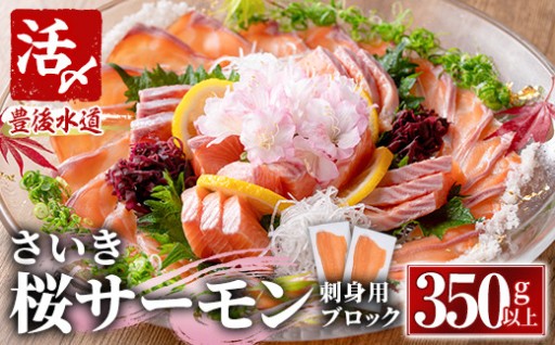 さいき 桜 サーモン 刺身用 ブロック(350g以上)