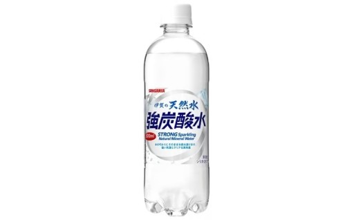 サンガリア伊賀の天然水 強炭酸水2ケース（1リットル×24本）