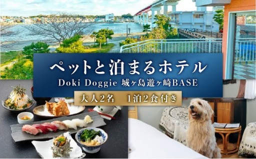 愛犬と一緒に泊まる海辺のリゾートホテル「Doki Doggie 城ヶ島遊ヶ崎BASE」 ペア宿泊券をご紹介🐶