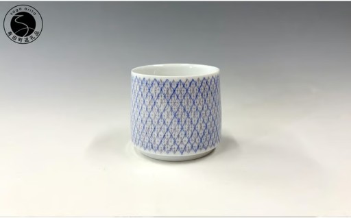 有田焼 彩色象嵌ぐい吞み D　中仙窯・中尾恭純作