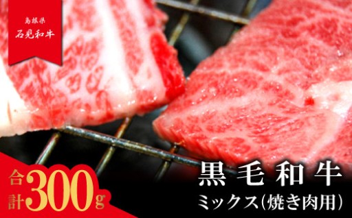 おうちで贅沢！石見和牛　ミックス焼肉用　300g