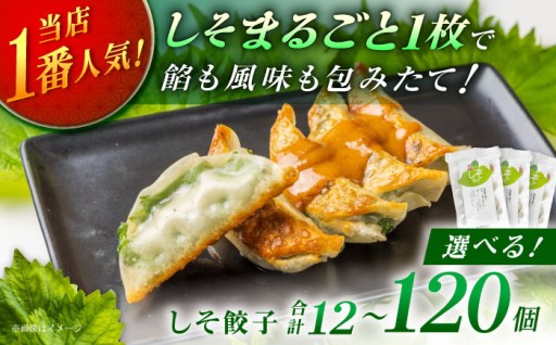 【こだわり餃子】しそ香る、止まらない一口