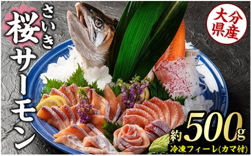 さいき 桜 サーモン フィーレ (1尾分・約500g) 