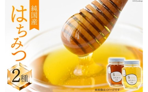 早乙女養蜂場の純粋はちみつ 2種