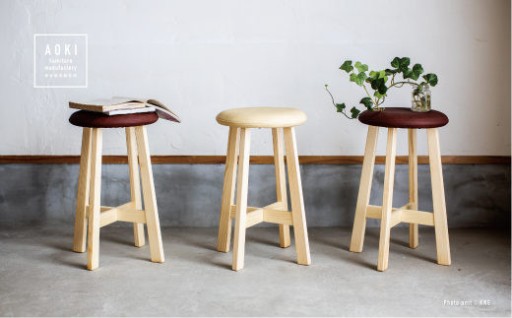 お色選べます♪ 木の温もりとレザー張りで大人の装いが楽しめる！ 南京いす レザータイプ