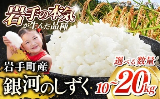 【選べる容量】岩手町産 銀河のしずく