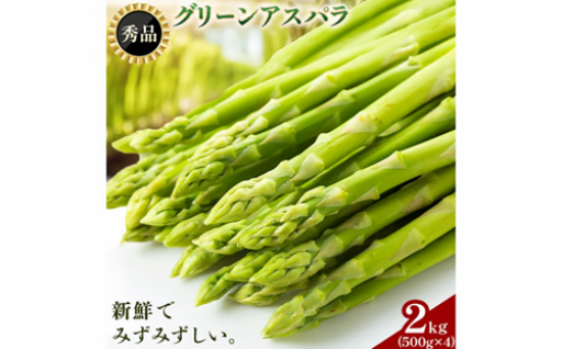 【期間限定】驚きの甘さと太さ！極上アスパラ2kg