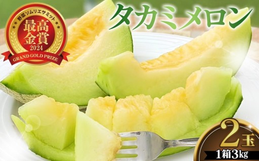 ＜期間・数量限定＞大好評の「彩のあまりん」農家が作る！甘くてジューシーな美里町産タカミメロン