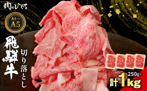 【炒め物に使いやすく、旨みたっぷり】飛騨牛 切り落とし 250g～1kg 肉のひぐち