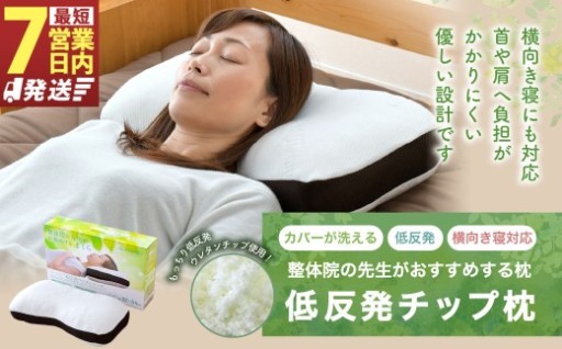 【7営業日発送】整体院の先生がおすすめする 枕 低反発チップ