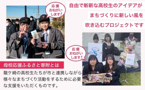 高校生を応援したいと思う方なら誰でも寄附できます