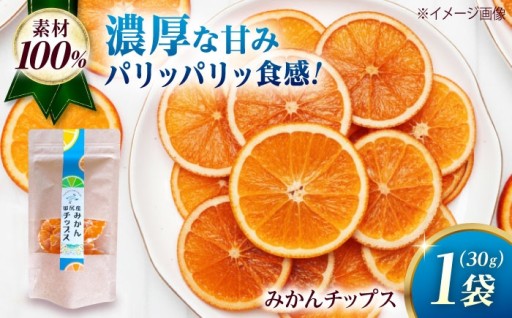 太陽の恵みをぎゅっと濃縮！完熟みかんチップス