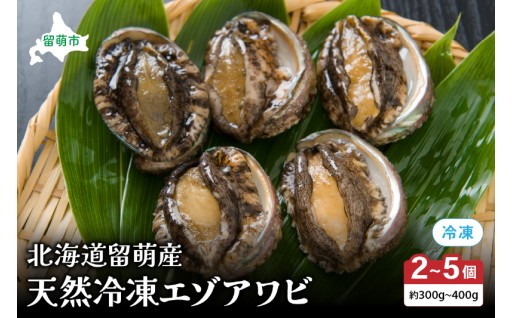 【産地直送】北海道留萌産天然冷凍エゾアワビ