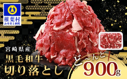 宮崎県産 和牛切り落とし 900g 