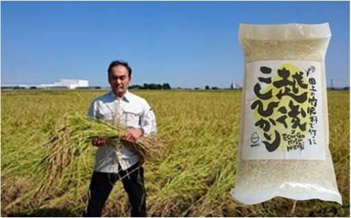 竹パウダーを使って栽培したお米「コシヒカリ」5kg