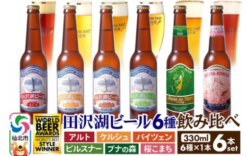 世界一受賞ビール入り★田沢湖ビール