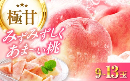 【2026年7月中旬から順次発送】桃 9〜13玉
