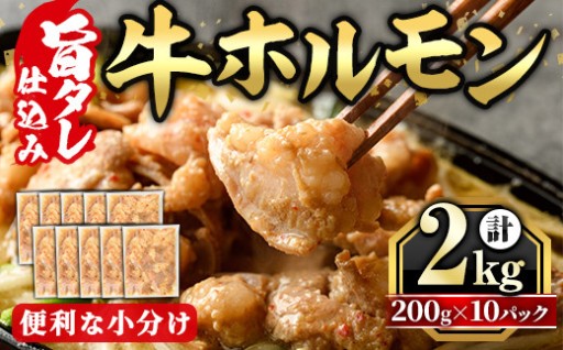 旨タレ仕込み牛ホルモン(200g×10パック・計2kg)